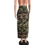 Women Camouflage Denim Skirt