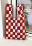 Women plaid bag