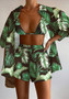 Ladies Casual Print Three-Piece