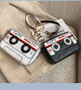 Women Style Tape Cassette Pu Messenger Bag