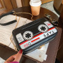 Women Style Tape Cassette Pu Messenger Bag