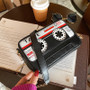 Women Style Tape Cassette Pu Messenger Bag