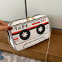 Women Style Tape Cassette Pu Messenger Bag