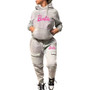 Women's Fashion Casual Hooded Two-Piece Tracksuit