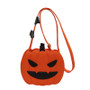 Funny Pumpkin Bag Fashion Contrast Color Creative Style Trendy Single Shoulder Women's Bag Chain Cartoon Diagonal Bag