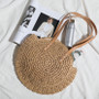 Fashion Straw Bag Shoulder Women's Bag Beach Holidays Bag Large Capacity Tote Bag