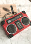 Messenger Bag Style Radio Small Case Bag Shoulder Bag Recorder Box Women's Bag