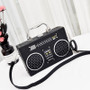 Messenger Bag Style Radio Small Case Bag Shoulder Bag Recorder Box Women's Bag