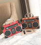 Messenger Bag Style Radio Small Case Bag Shoulder Bag Recorder Box Women's Bag