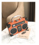 Messenger Bag Style Radio Small Case Bag Shoulder Bag Recorder Box Women's Bag