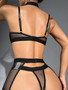 Women's mesh See Through sexy lingerie sexy set