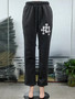 Women Printed Sports Casual Sweatpants