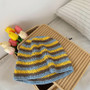 Women Vintage Hollow Flower Knitting Wool Hat