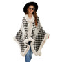 Women's Fur Collar Shawl Autumn And Winter Warm Knitting Cloak