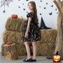 Children's dress girl dress princess dress embroidery puff sleeve Halloween cos performance costume