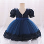 Children's dress mesh princess dress girl baby first birthday dress fluffy Mesh Baby Dress