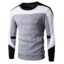 Men Long Sleeve Sports Colorblock Baseball Top