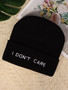 Autumn and winter Letter embroidered Kintting Hat