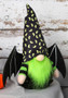 Halloween Bat Wings Doll Window Decoration Faceless Doll Festive Atmosphere Props