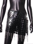 Women Punk Style Sexy Style Sequin Patchwork Skirt