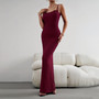 Women Sexy Strap Maxi Dress