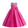 Girls High End Dress Long Skirt Flower Girl Wedding Mesh Skirt Party Piano Costume Tutu Skirt