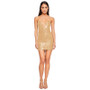 Women's Deep V Sleeveless Sequined Bodycon Dress