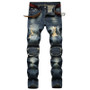 Men'S Style Trendy Distressed Ripped Denim Pants