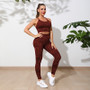 Women Snake Print Sports Yoga Two Piece Set