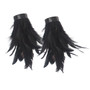 Halloween Girls Sequin Feather Collar Witch Dress Cosplay Costume