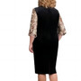 Plus Size Women's Chic Lace Patchwork Elegant Bodycon Dress