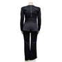 Fashion Women's Solid Color Long-Sleeved Trousers Jacket Suit Two-Piece Set