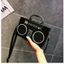 Radio Bag Box Shoulder Crossbody Bag Creative Style Funny Handbag For Women