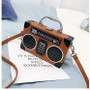 Radio Bag Box Shoulder Crossbody Bag Creative Style Funny Handbag For Women