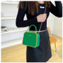 Small Bag Women's Fashion Chain Bag Hard Shell Handbag Shoulder Crossbody Box Bag