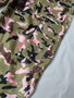 Women's Fashion High Waist Camo Pocket Multicolor Pants