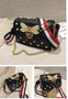 Bee Small Square Bag Fashion Trendy Bag Shoulder Crossbody Women's Bag