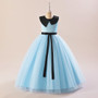 Girls princess dress host stage catwalk piano costumes children's dress