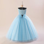 Girls princess dress host stage catwalk piano costumes children's dress