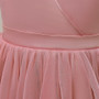 Children's Wedding Dress Sleeveless Mesh Girls Birthday Costume Puffy Dress