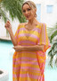 Summer Beach Cover-Up Hollow Rope Holidays Knitting Shirt