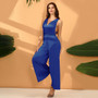 Women Crossover Sleeveless Jumpsuit