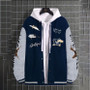 Men's Baseball Uniform Jacket Spring And Autumn Trendy American High Street Young Men's Loose Casual Coat