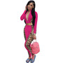 Spring And Autumn Women's Casual Fashionable Sports Two-Piece Pants Set