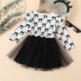 Girls Spring And Autumn Long Sleeve Dress Trendy Baby Girl Halloween Dress Children's Cartoon Princess Dress