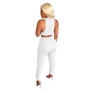 Fashion Ladies Sleeveless Solid Color Tracksuit Casual Two Piece Set