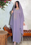 Muslim Ethnic Wear Stylish Beaded Abaya Saudi Party Dresses