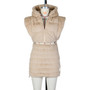 Women winter hooded warm vest jacket