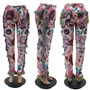 Women Casual Multi-Color Fringed Pants