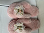 Women warm furry slippers